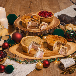 Toppings Pies Speciality Christmas Pork Pie Collection