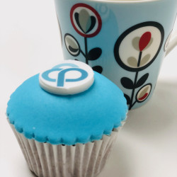 Logo Printed Cupcake
