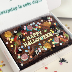 Fully Loaded Personalised Halloween Brownie