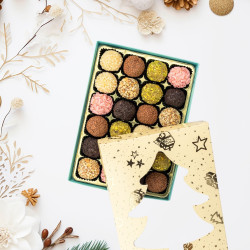 Christmas Chocolate Brigadeiro Pick & Mix Gift Box of 24