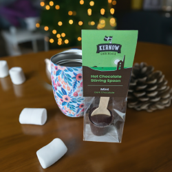 10 Kernow Mint Chocolate Stirring Spoons (Set of 10)