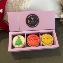 Personalised Cute Christmas Chocolate Oreos Trio