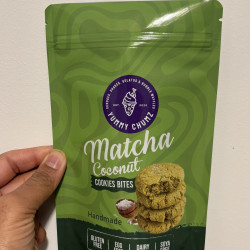 Matcha Coconut Cookie Bites