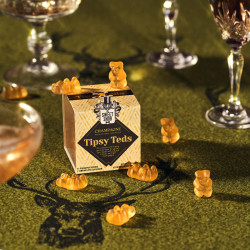 Tipsy Teds Alcoholic Gummy Bear Sweets - Champagne