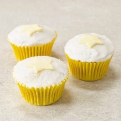 Refined Sugar Free Vanilla Cupcakes - Box of 6 - Dairy Free, Vegan