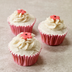 Gluten Free Lemon Cupcakes - Box of 6 - Dairy Free, Vegan, Additive Free