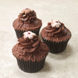 Gluten Free Chocolate Cupcakes - Box of 6 - Dairy Free, Vegan, Additive Free