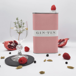 London Dry Pomegranate, Raspberry & Cardamom Gin In A Tin | Gin No.10 | 50cl