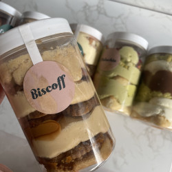 Tiramisu Jars, Pick and Choose 2 Flavours, Alcohol-Free - 400ml dessert jars