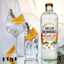 Organic Gin with Sea Buckthorn & Pear (70cl) From Regen Farming, 100% Recycled Textured Glass Bottle