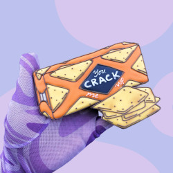 'You Crack Me Up' Iced Biscuit
