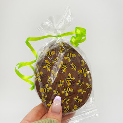 Small Easter Egg Flegg With Bee Pattern