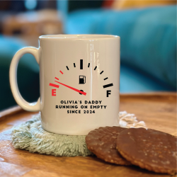 Personalised Dad Fuel Gauge Mug