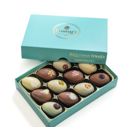 Easter Chocolate Egg Filled with Brigadeiro - Box of 12