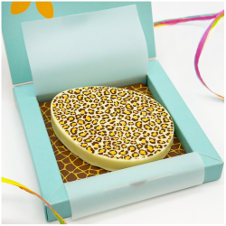 Animal Print Easter Egg Personalised Message Gift