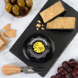 Cracked Black Pepper - Waxed Cheese Truckle 200g