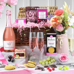 The Ros&eacute; Prosecco And Treats Hamper
