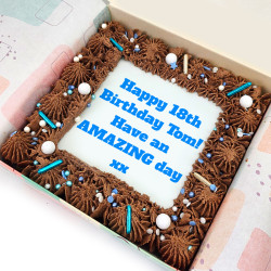 Blue Text Brookie