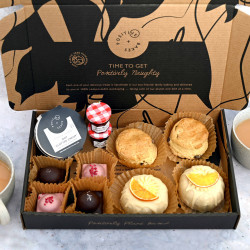Luxury Afternoon Tea Gift Set | Serves 2 | Vegan, Gluten Free, Dairy Free, Eggless