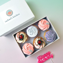 30th Birthday Pink Cupcakes