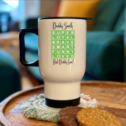 Personalised Wordle Travel Mug For Dad Or Grandad
