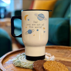 Personalised Out Of This World Dad Travel Mug