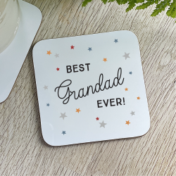 Scattered Star Best Grandad Ever Coaster