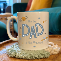 Personalised The Best Dad In The Universe Mug