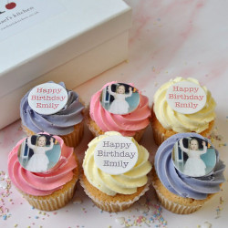 Gluten-Free Photo and Message Cupcakes
