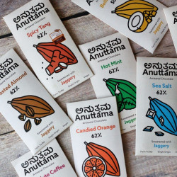 Jaggery-Sweetened Chocolate 5 Bar Set - Indian-Inspired Flavours, Vegan Gift