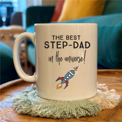 Personalised Best Step Dad In The Universe Mug