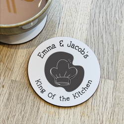 Personalised Chef Dad Coaster