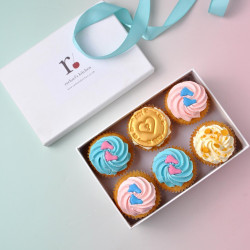 Gender Reveal Cupcakes