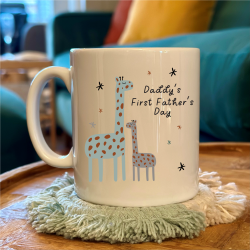 Personalised First Father's Day Giraffe Mug