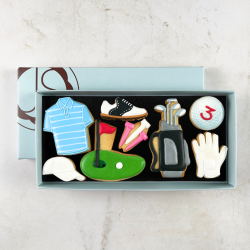 Deluxe Golf Biscuit Box