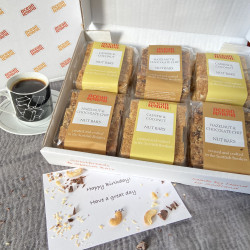 Gift Box of Nutty Snack Bars, 6 Packs