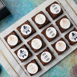 Gluten Free Logo Branded Brownies
