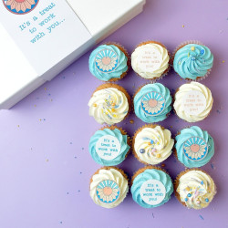 Gluten Free Logo Branded Cupcakes