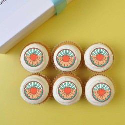 Vegan Logo Branded Cupcakes