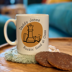 Personalised Chess Dad Mug
