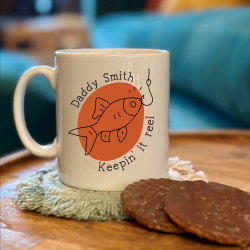 Personalised Fishing Dad Mug