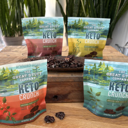 Keto Crunch - Mixed Flavours - 10 x 60g pouch - Improved Recipe!