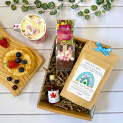 Teacher Pancake and Hot Chocolate Gift Set with Pancake Mix, Hot Chocolate Spoon & Maple Syrup