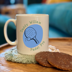 Personalised Padel Dad Mug