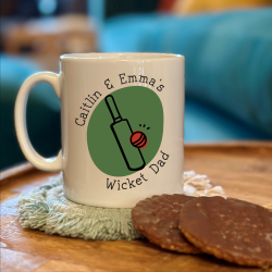 Personalised Cricket Dad Mug