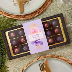 Rose &amp; Violet Creams - Box of 18