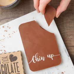 Cheer Up Chocolate Gift | Fairtrade Belgian Milk Chocolate Bar | Gift for a Friend