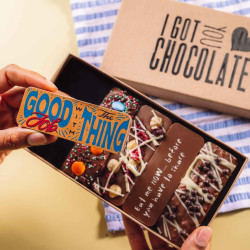 Tongue in Cheek Congratulations Gift | Selection Box of Chocolate Bars | Tongue in Cheek Gift | Belgian Chocolate | Fairtrade