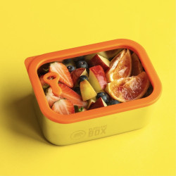 Prep & Store Steel & Glass Food Container - Small 1litre - Plastic Free