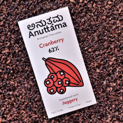 Cranberry by Anuttama (Artisanal Chocolate Bar)